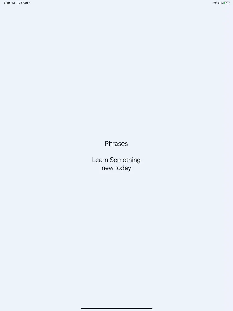Phrases - To Learn English iPad 应用截图