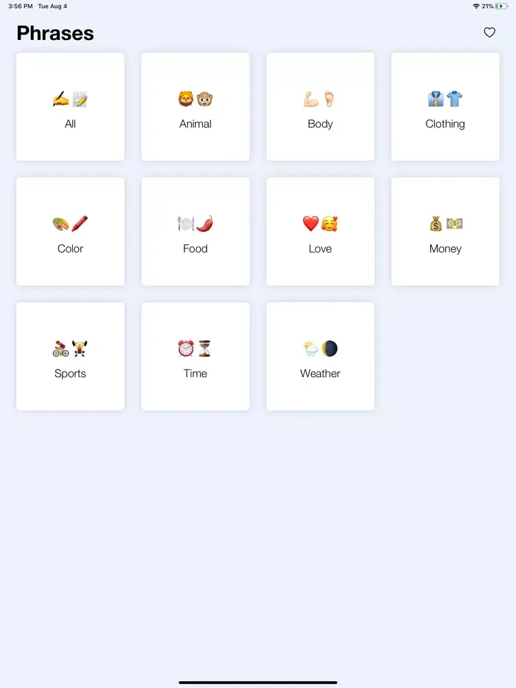 Phrases - To Learn English iPad 应用截图