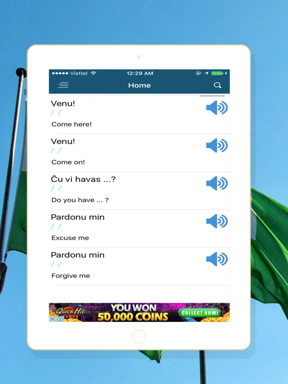 Communicate Esperanto iPad 应用截图