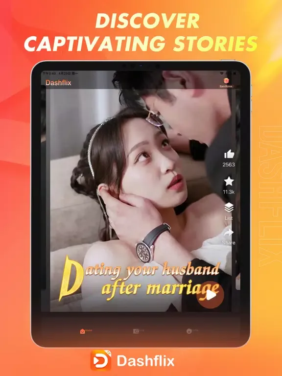 Capturas de pantalla de Dashflix - Shows and Dramas iPad 