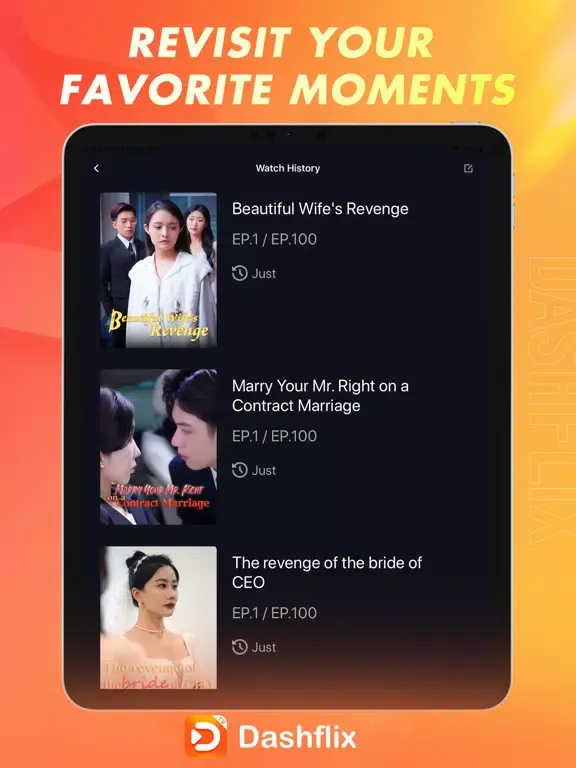 Capturas de pantalla de Dashflix - Shows and Dramas iPad 