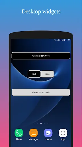 Dark theme Screenshots