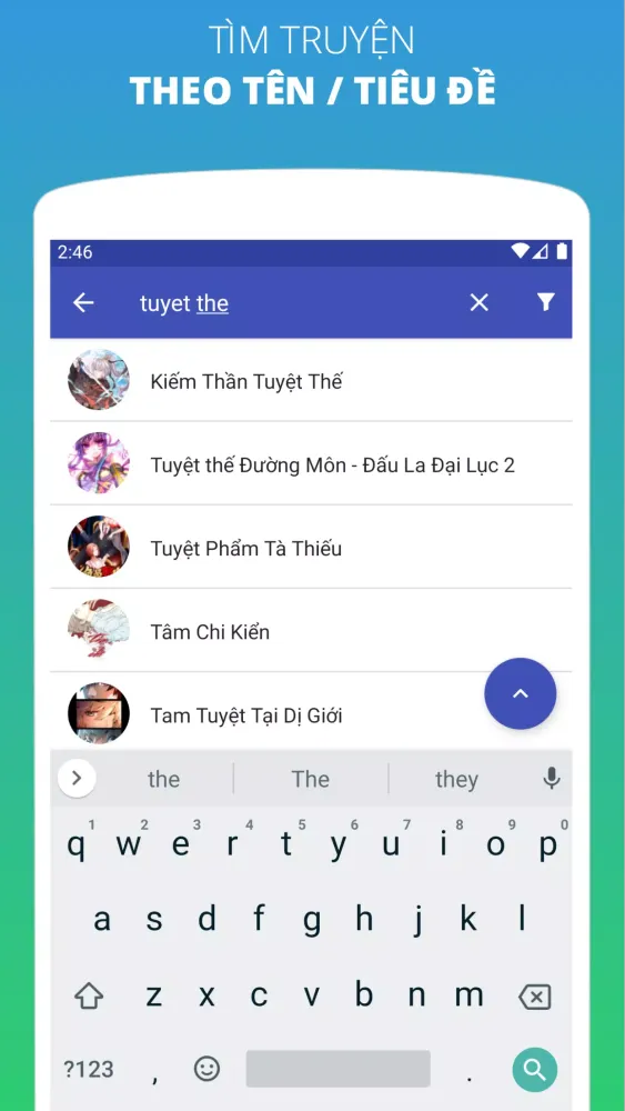 Tangkapan layar NET Truyện