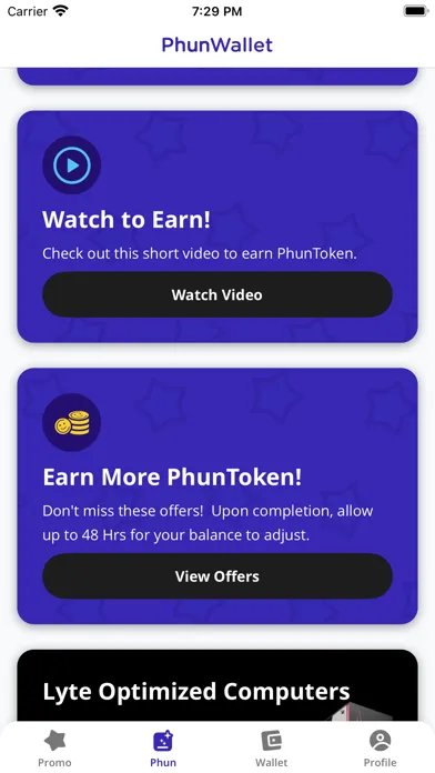 PhunWallet应用截图