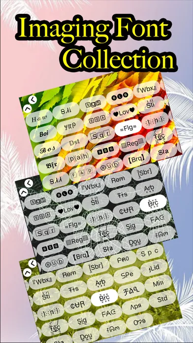 Screenshot di Keyboard Fonts & Background