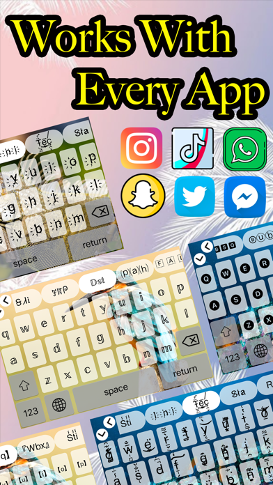 Keyboard Fonts & Background應用截圖