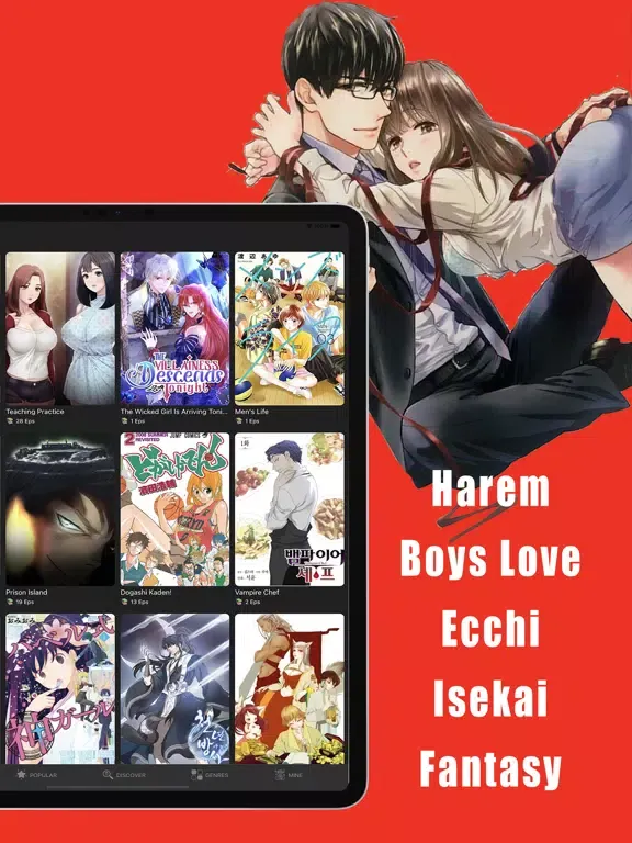 Скриншоты MANGA READER - WEBTOON COMICS iPad 