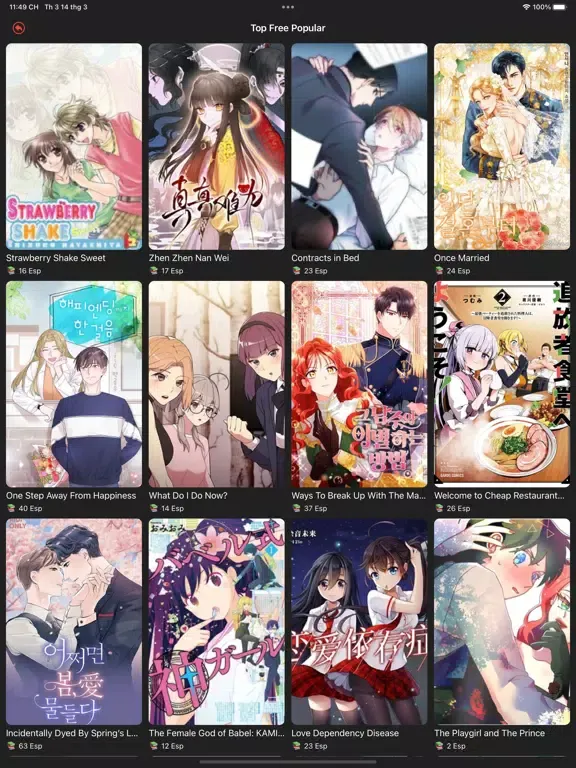 Скриншоты MANGA READER - WEBTOON COMICS iPad 