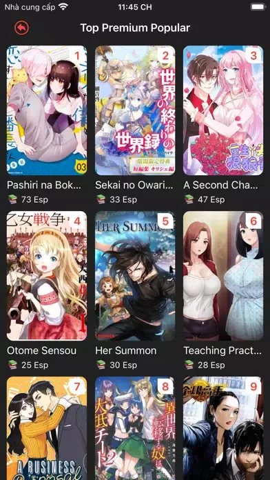 Скриншоты MANGA READER - WEBTOON COMICS