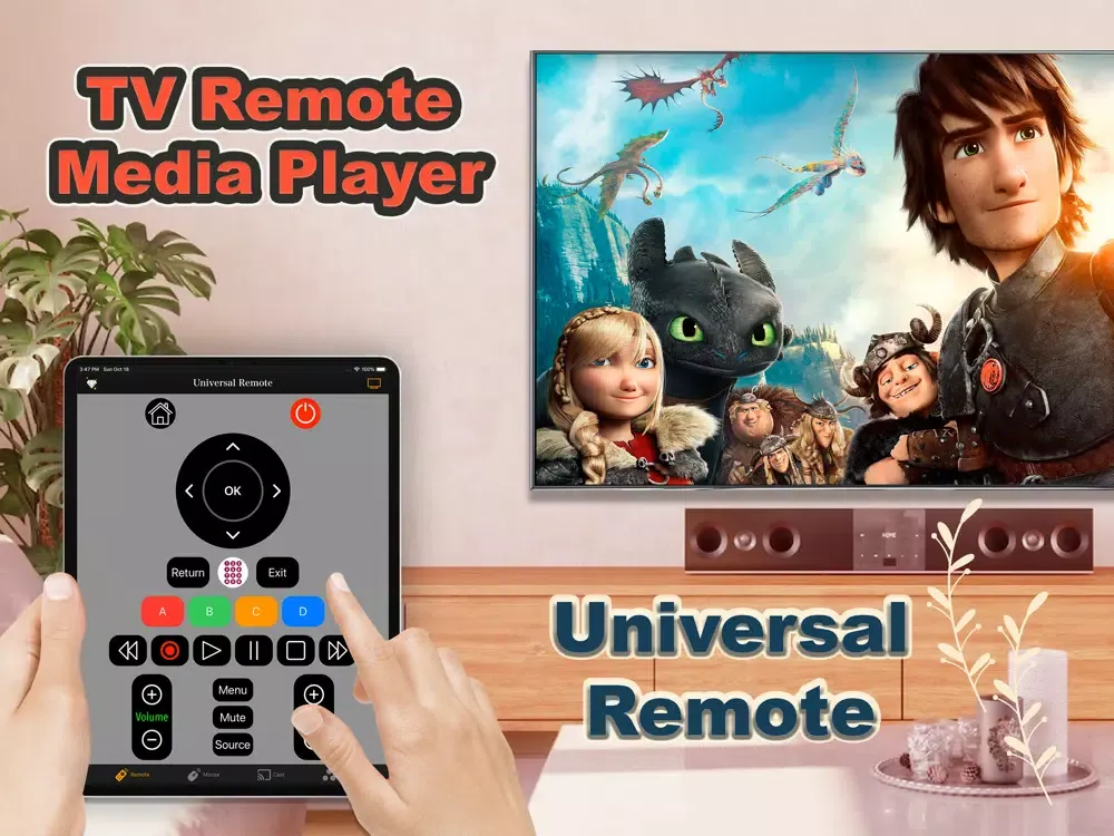 Universal remote control TV iPad  स्क्रीनशॉट