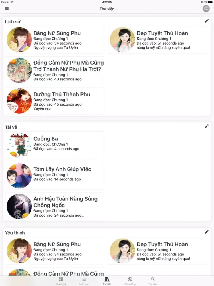 صور Đọc Truyện Online - Offline iPad 