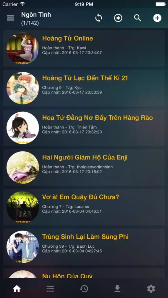 Zrzuty ekranu Đọc Truyện Ngôn Tình - Tiểu Thuyết online-offline