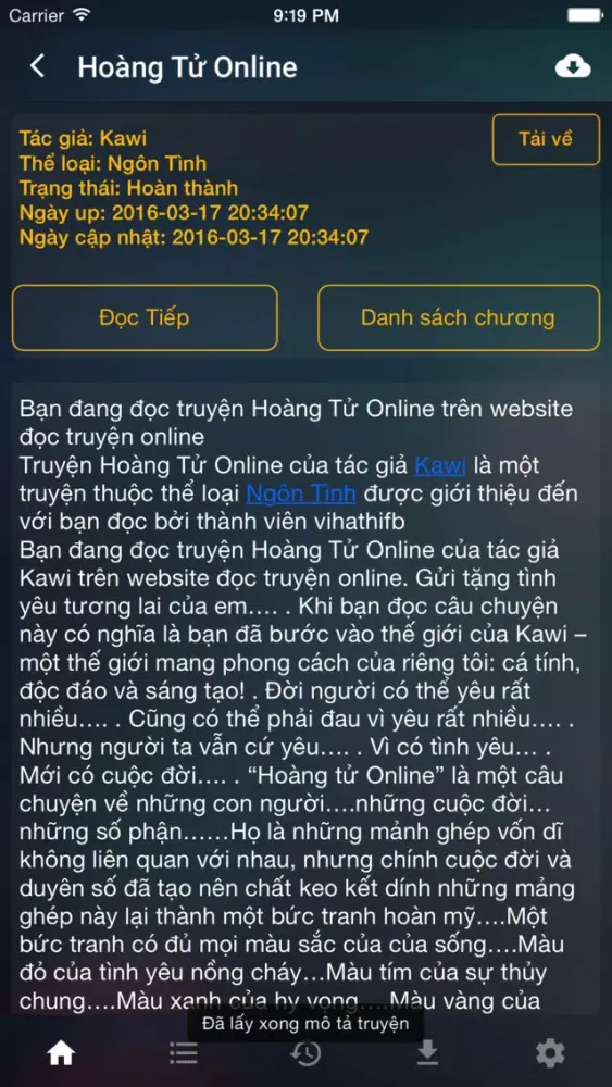 Zrzuty ekranu Đọc Truyện Ngôn Tình - Tiểu Thuyết online-offline
