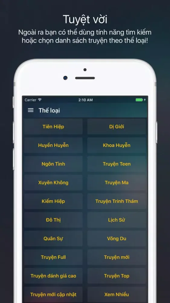 Captures d'écran de Truyện Convert -truyencv - Đọc truyện online