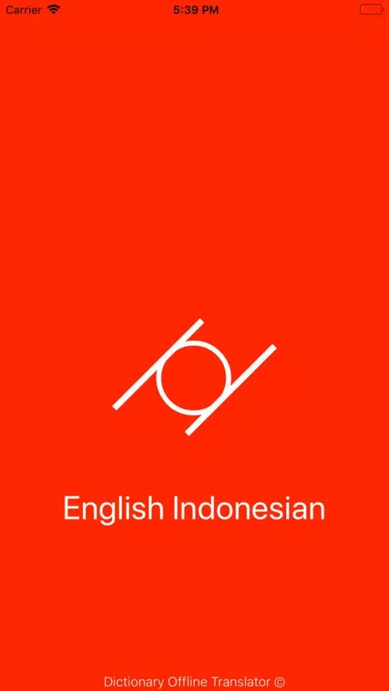 Tangkapan skrin (English Indonesian Dict)