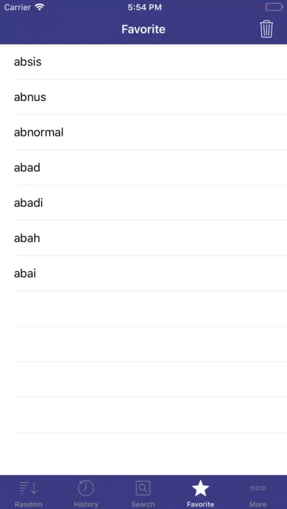 Ảnh chụp màn hình của (Indonesian English Dict)