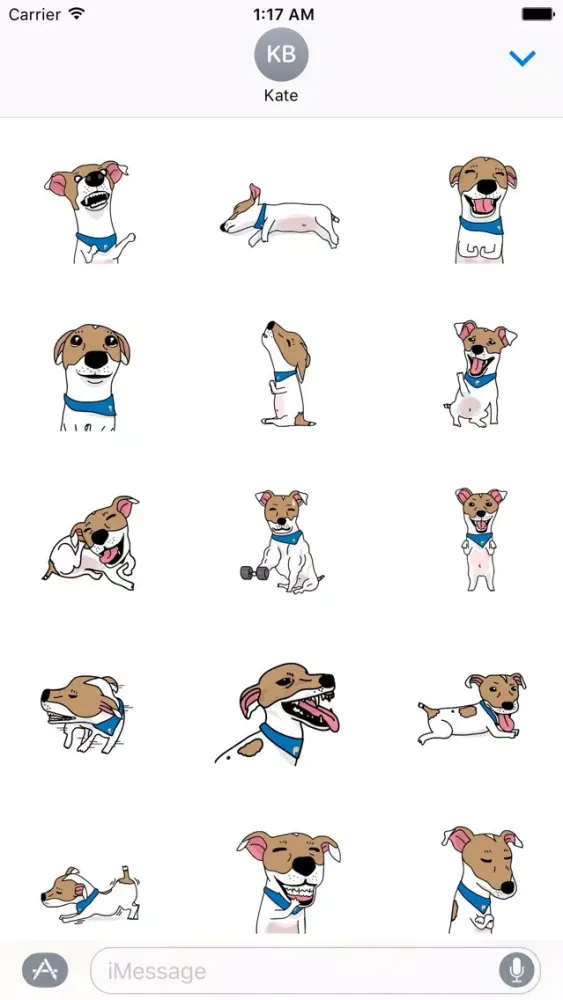 Bailey The Dog Stickers应用截图