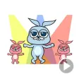 Crazy Rabbit Animated Stickers Crazy Rabbit Animated Stickers
