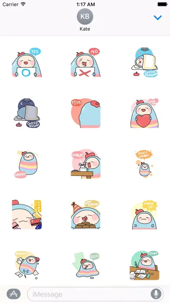 Cute Easter Egg Stickers Screenshots