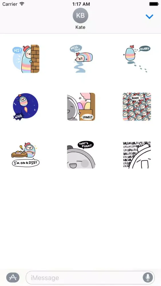 Cute Easter Egg Stickers Screenshots