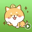 Cute Dog and Chicken Stickers