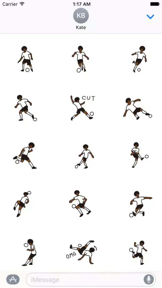 Tangkapan skrin Fifty Shades of A Footballer