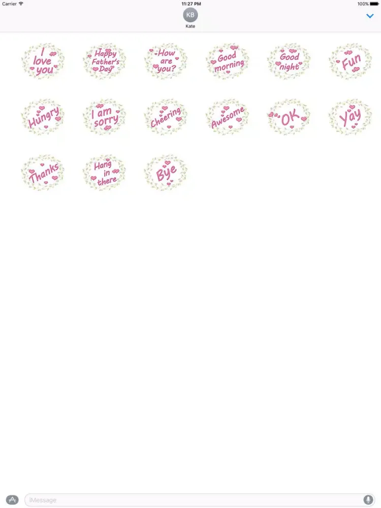Happy Father's Day - Stickers iPad 应用截图