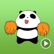 Panda a Dancer Stickers