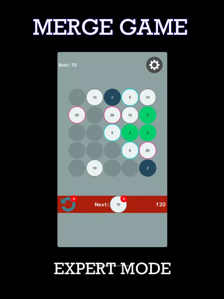 Zrzuty ekranu Fives Merge : Number Merge iPad 