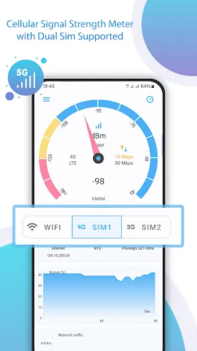 Tangkapan layar Net Signal Pro:WiFi & 5G Meter