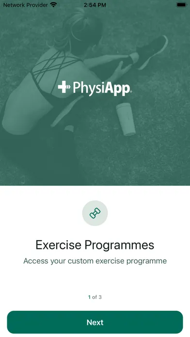 PhysiApp Ekran Görüntüleri