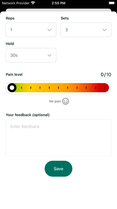 PhysiApp Ekran Görüntüleri