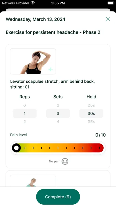 PhysiApp Ekran Görüntüleri