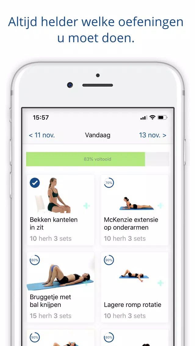 Tangkapan skrin OHRA: PhysiApp