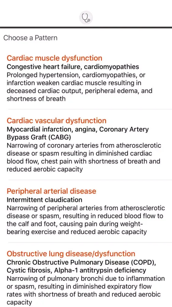 PhysioU: Cardiopulmonary Rehabilitation স্ক্রিনশট