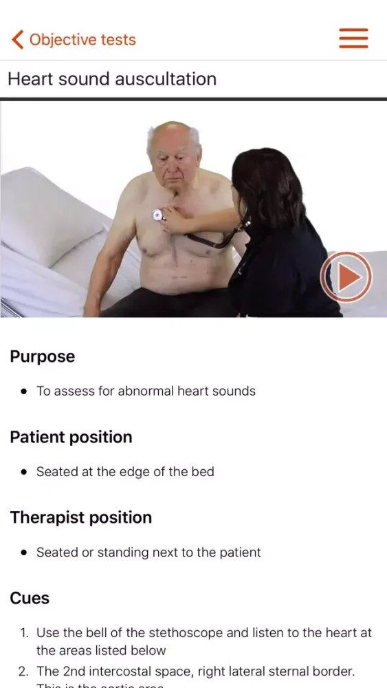 PhysioU: Cardiopulmonary Rehabilitation স্ক্রিনশট