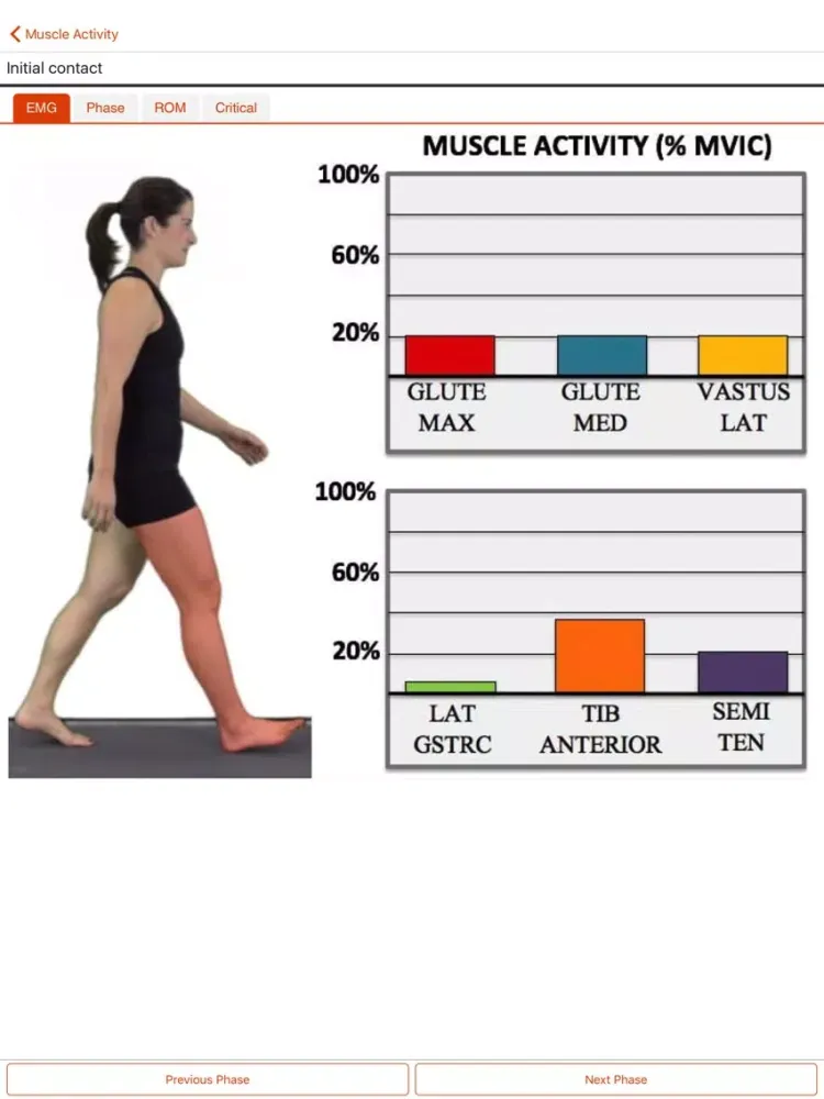 PhysioU: Gait iPad 應用截圖