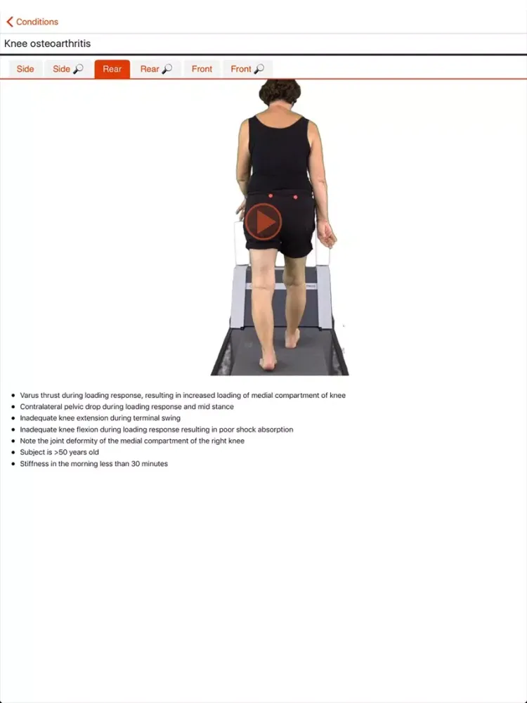 PhysioU: Gait iPad 應用截圖