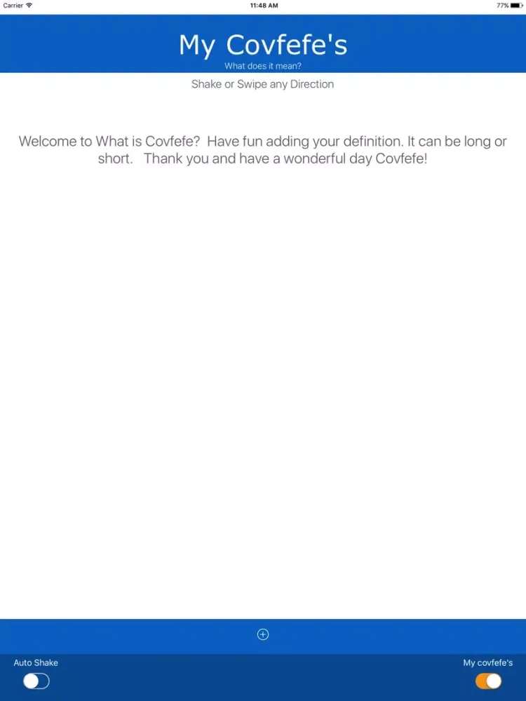 What is Covfefe? iPad  স্ক্রিনশট