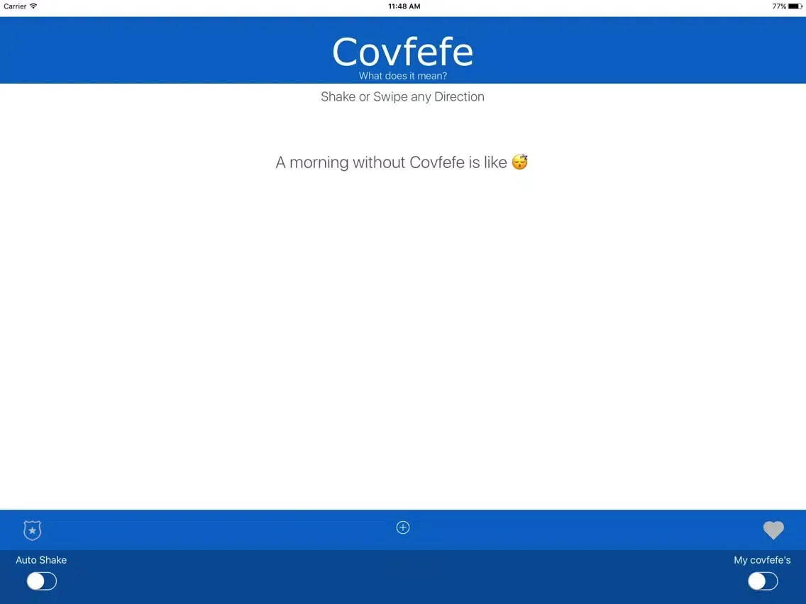 What is Covfefe? iPad  স্ক্রিনশট