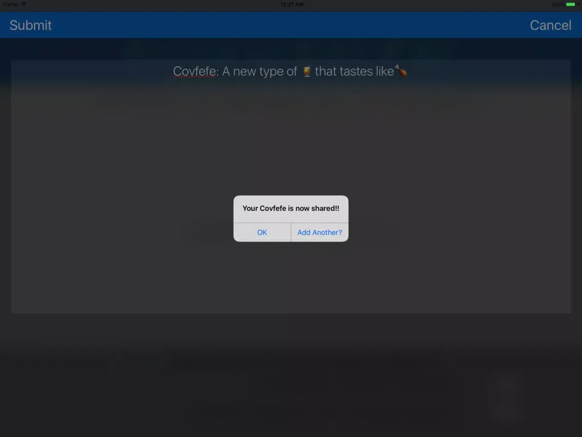 What is Covfefe? iPad  স্ক্রিনশট