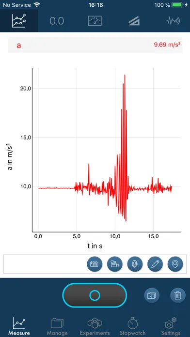 PHYWE measureAPP Cobra4 Screenshots