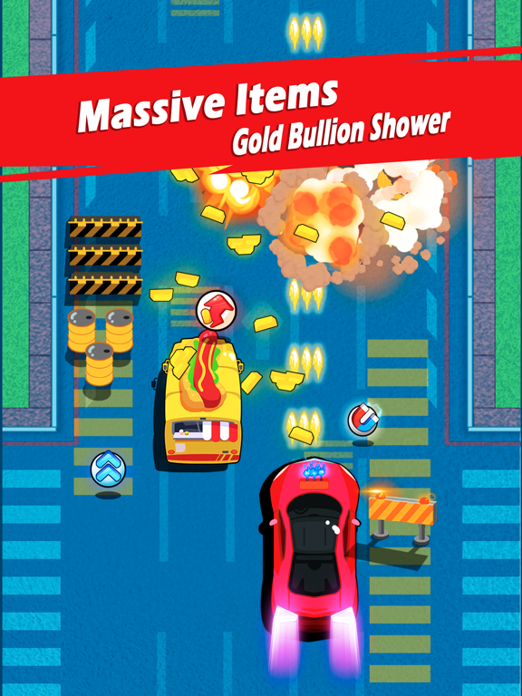 Zrzuty ekranu Chaos Racer: Merge & Fight iPad 