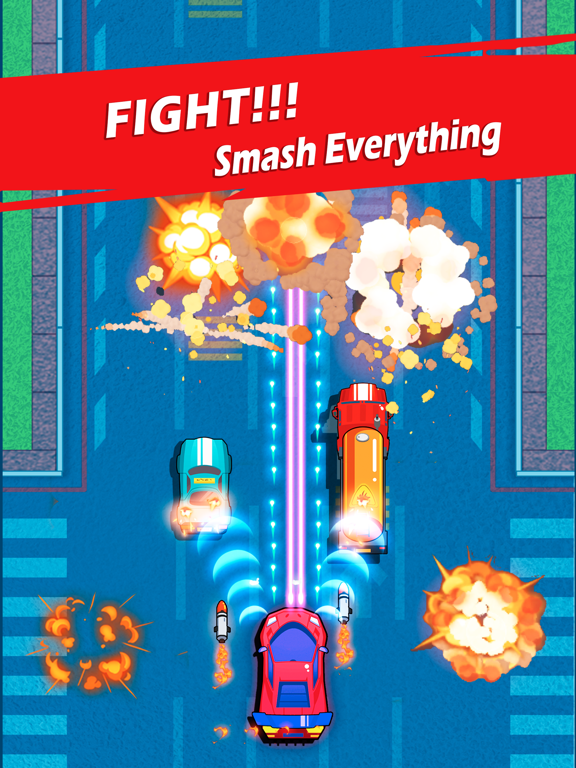 Zrzuty ekranu Chaos Racer: Merge & Fight iPad 