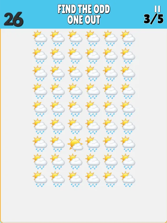 Find The Odd Emoji iPad  Ekran Görüntüleri