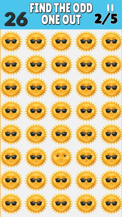 Find The Odd Emoji Ekran Görüntüleri