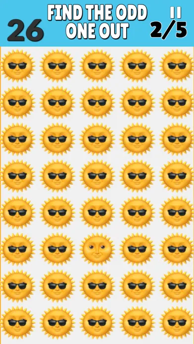 Find The Odd Emoji Ekran Görüntüleri