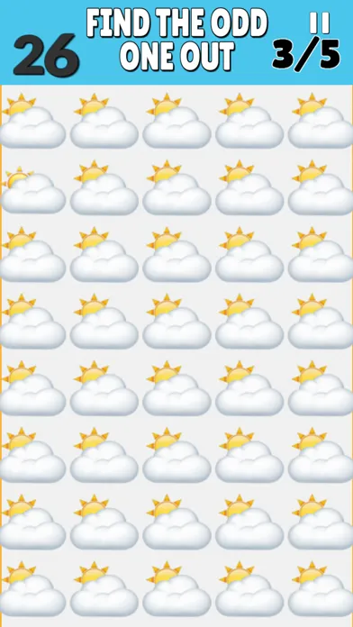 Find The Odd Emoji Ekran Görüntüleri