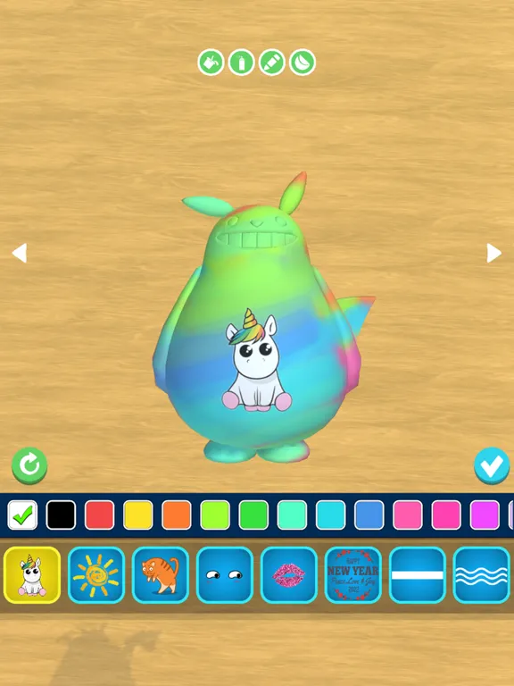 Ảnh chụp màn hình của Toy Painter iPad 