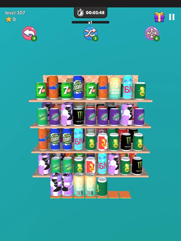 Tangkapan skrin Triple Tile Goods Master Sort iPad 